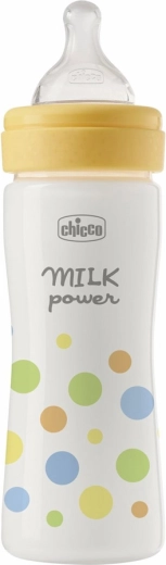 Chicco Perfect Easy βρεφικό μπιμπερό 250 ml με θηλή σιλικόνης (μεσαία ροή) 2m+