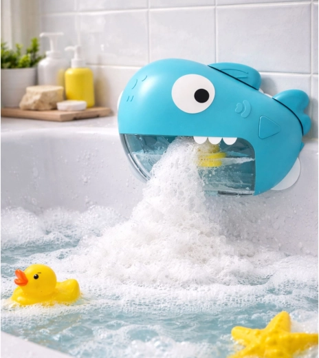 Πλούσιος αφρός με το πάτημα του κουμπιού