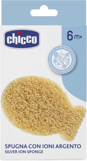 Σφουγγαράκι πλυσίματος με ιόντα αργύρου CHICCO 6μ+