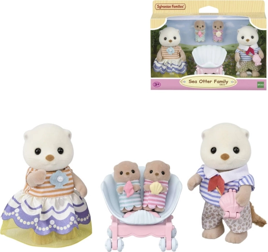 Sylvanian Families οικογένεια θαλάσσιων ενυδρίδων - 4 τεμ.