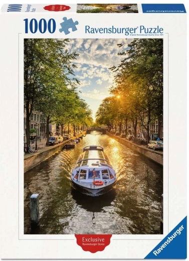 Παζλ Ravensburger κρουαζιέρα στα κανάλια του Άμστερνταμ 1000 κομμάτια