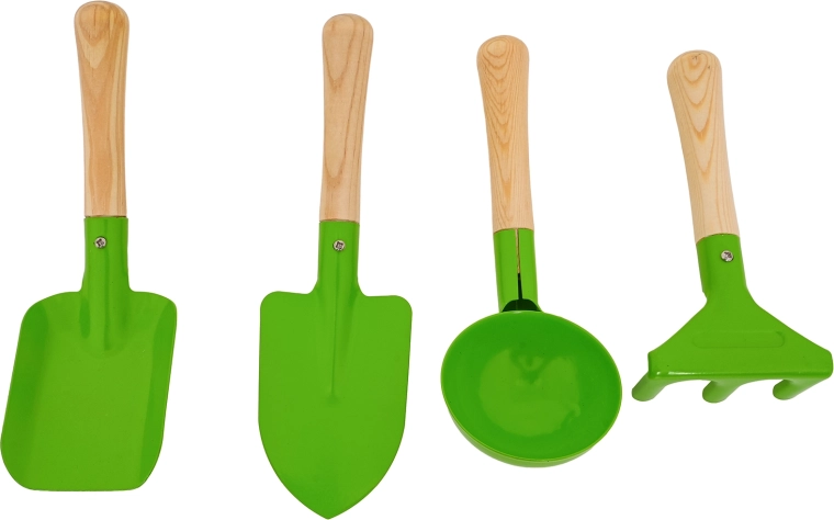 Ανθεκτικά μεταλλικά εργαλεία με ξύλινες λαβές