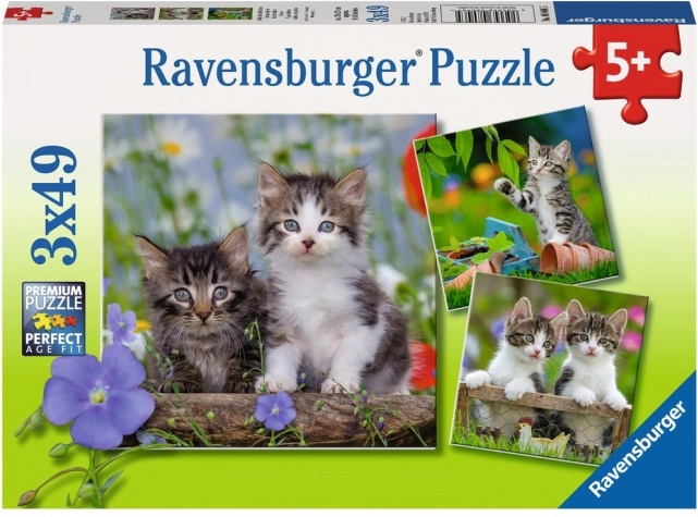 Παζλ Ravensburger γατάκια 3×49 κομμάτια