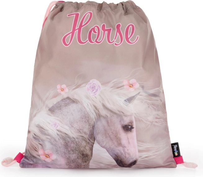 Σακουλάκι για γυμναστική OXYBAG άλογο Romantic 30 × 37 cm