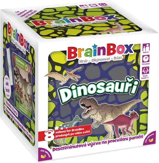 BrainBox Δεινόσαυροι – παιχνίδι καρτών μνήμης