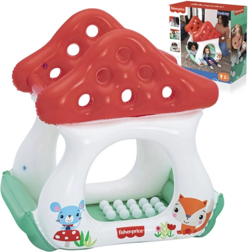 Φουσκωτό σπιτάκι με μπαλάκια Μανιτάρι Amanita Fisher Price