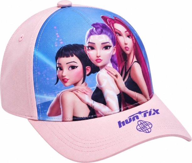 Παιδικό καπέλο K-Pop Demon Hunters HUNTR/X σε μωβ-μαύρο