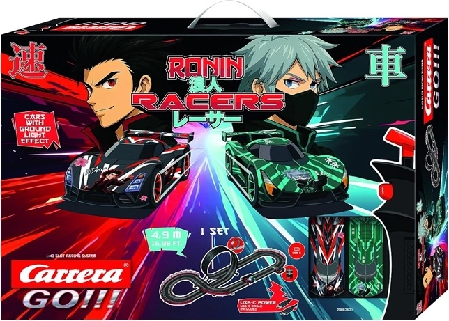 Carrera GO!!! αγωνιστική πίστα Ronin Racers 4,9 m