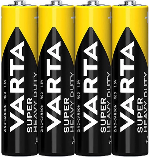 Μπαταρίες AAA VARTA SuperLife, ψευδαργύρου-άνθρακα, 4 τεμ.