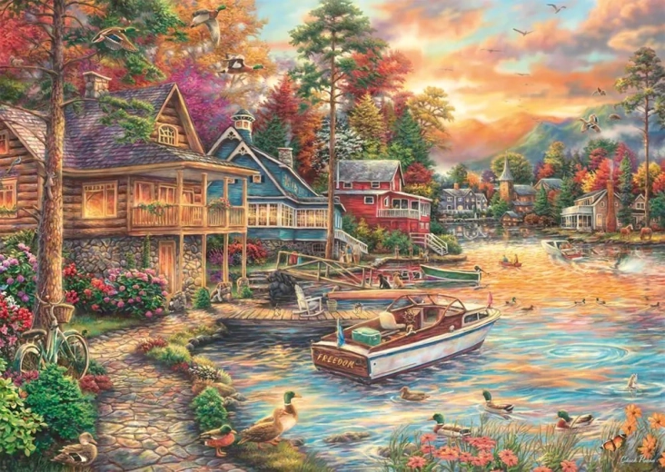 Παζλ Βράδυ στην ακτή 1000 κομμάτια