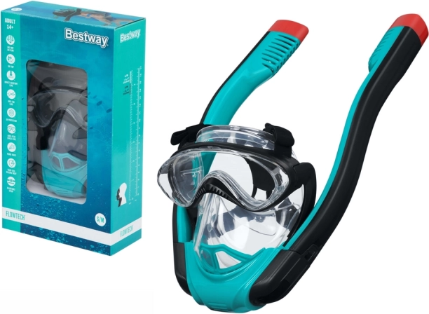Bestway Flowtech μάσκα αναπνευστήρα πλήρους προσώπου για ενήλικες S/M