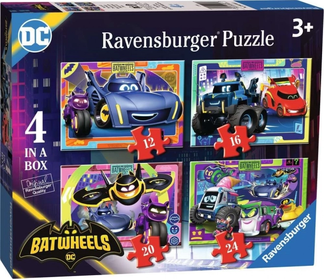 Παζλ Batwheels από τη Ravensburger, 4 σε 1