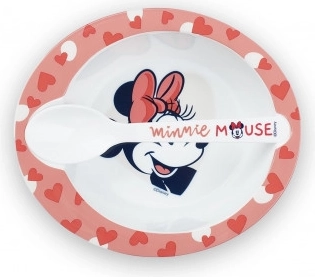 Παιδικό σετ σκευών Minnie – μπολ και κουτάλι (2 τεμ.)