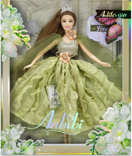 Anbibi λουλουδένια κούκλα Lenička 28 cm