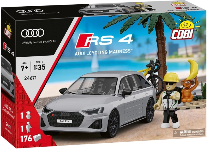 Σετ κατασκευής COBI Audi RS4 Cycling Madness σε κλίμακα 1:35