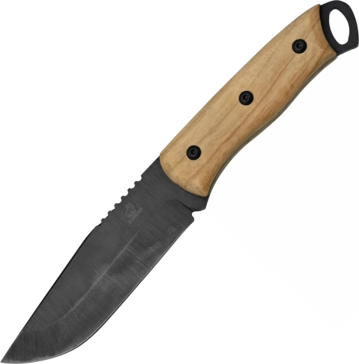 BeaverCraft BSH4 μαχαίρι bushcraft με μπλε ατσάλινη λεπίδα και λαβή από καρυδιά, δερμάτινη θήκη