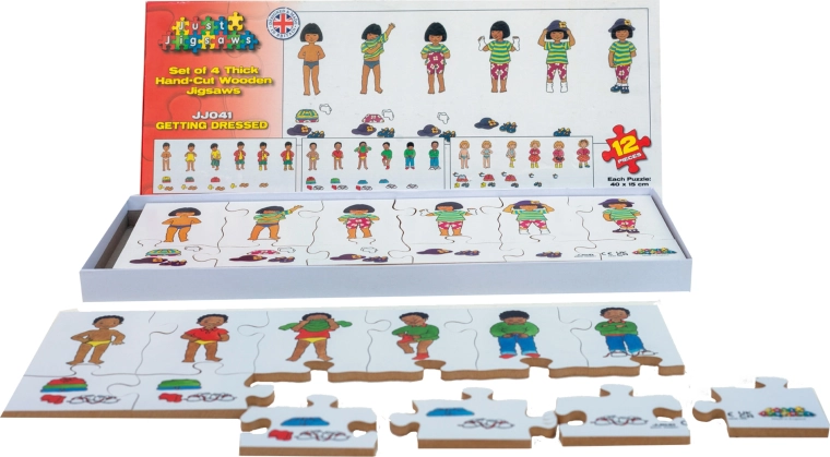 Just Jigsaws Ντύσιμο - ξύλινο παζλ για παιδιά