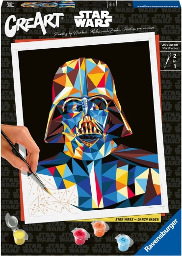 Ζωγραφική με αριθμούς CreArt: Star Wars Darth Vader