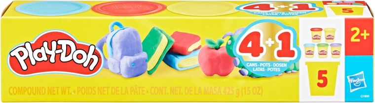 Play-Doh σετ πλαστελίνης 5 δοχείων