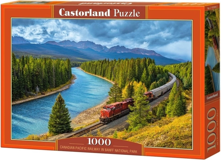 Παζλ Castorland Καναδικός Ειρηνικός Σιδηρόδρομος στο Εθνικό Πάρκο Banff 1000 κομμάτια