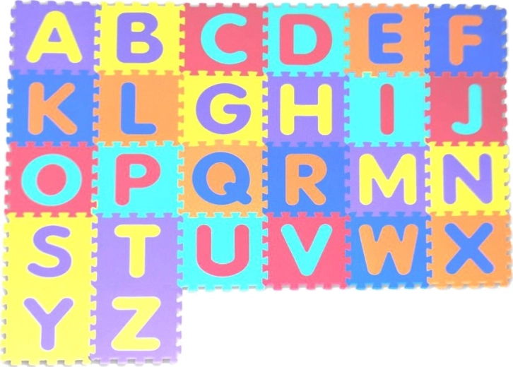 Αφρώδες παζλ Alltoys – γράμματα 30 × 30 cm