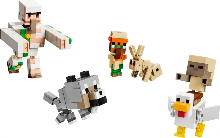 6 αρθρωτές φιγούρες από το Minecraft