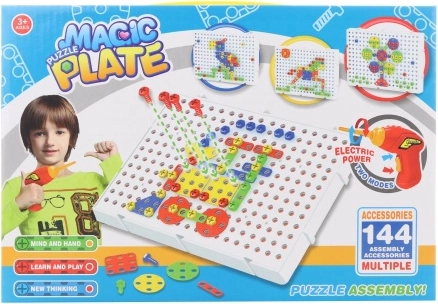 Σετ κατασκευών με βίδες και δραπανοκατσάβιδο – μικρό σετ