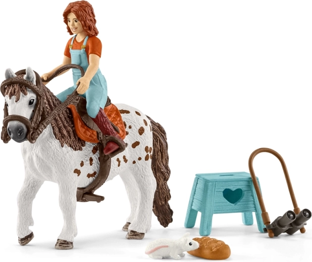 Schleich Horse Club Mia και πόνι Spotty