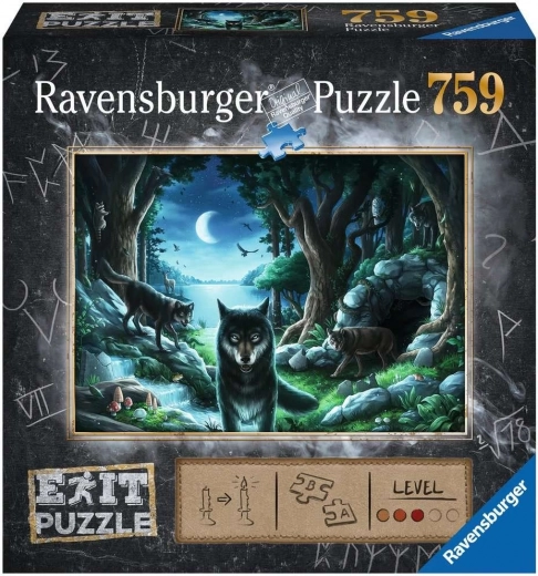 Ravensburger μοναδικό EXIT παζλ Λύκος 759 κομμάτια