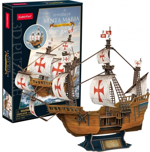 CubicFun 3D παζλ Πλοίο Santa Maria 204 κομματιών