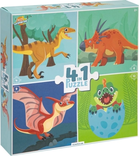 Παζλ δεινόσαυροι 4σε1 TOY UNIVERSE