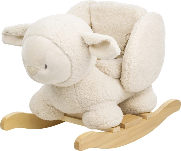Nattou κουνιστή πολυθρόνα Teddy λούτρινο προβατάκι ecru