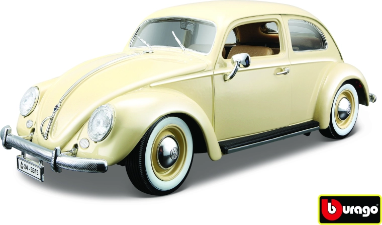 BBU Volkswagen Käfer-Beetle 1955 μπεζ μοντέλο αυτοκινήτου 1:18