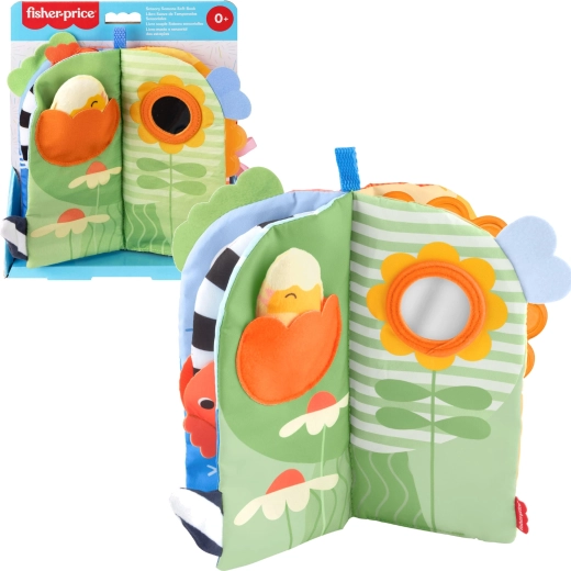 Μαλακό αισθητηριακό βιβλιαράκι Fisher-Price Οι εποχές