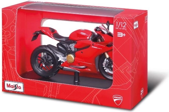 Maisto μοτοσικλέτα Ducati 1199 Panigale με σταντ 1:12