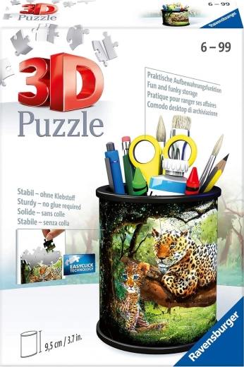 RAVENSBURGER 3D παζλ βάση για μολύβια – λεοπαρδάλεις