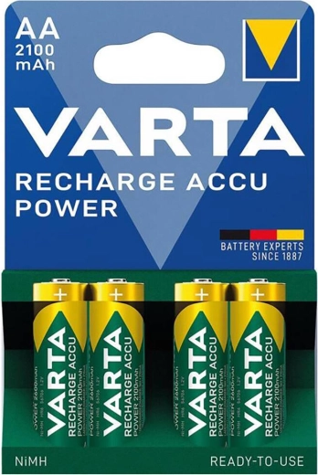 επαναφορτιζόμενες μπαταρίες AA 2100 mAh Varta (4 τεμ.)