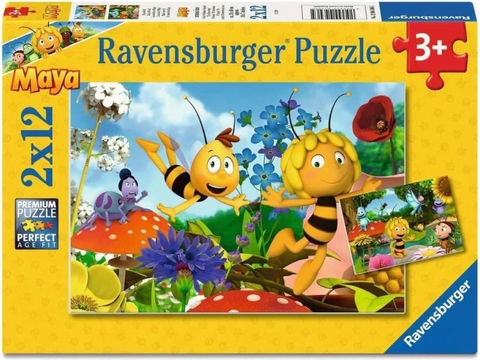 Παζλ Ravensburger κόσμος της Μέλισσας Μάγιας 2×12 κομμάτια