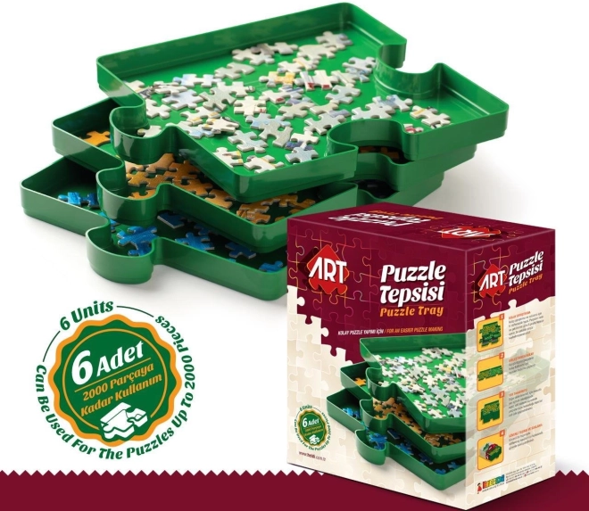Διαλογέας για puzzle ART PUZZLE – σετ 6 μπολ για ταξινόμηση κομματιών