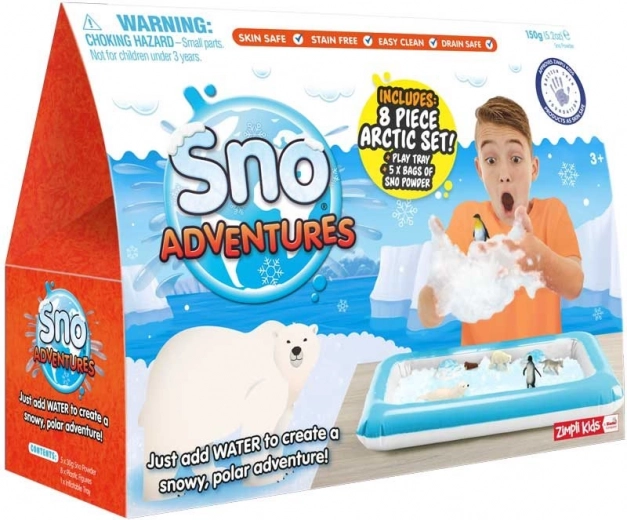 Zimpli Kids παγωμένη περιπέτεια Sno Worlds Arctic Pack – αισθητηριακό σετ χιονιού
