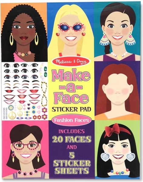 Σετ αυτοκόλλητων προσώπων για παιδιά (MELISSA & DOUG MAKE‑A‑FACE)