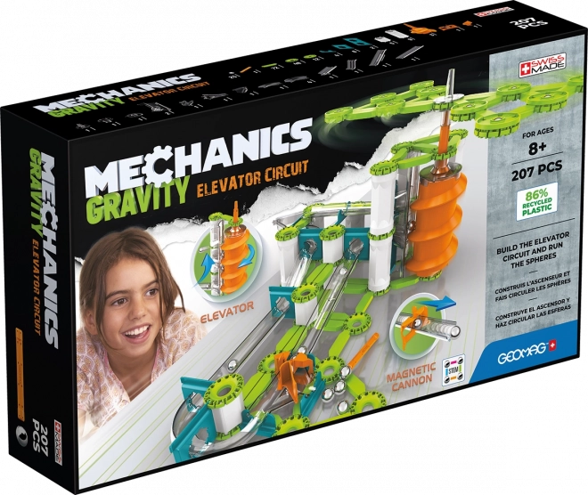 Κατασκευαστικό σετ Geomag Mechanics Gravity 207 τεμαχίων