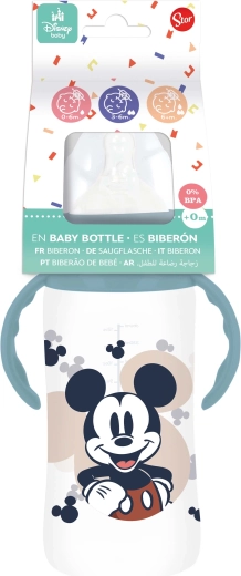 Μπιμπερό με λαβές Mickey 360 ml
