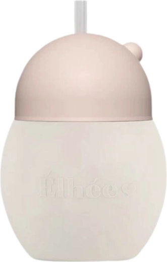 Élhée εκπαιδευτικό ποτηράκι με καλαμάκι Coconut 240 ml Sand Nude - 1 τεμάχιο
