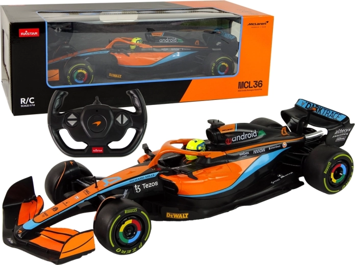 RC φόρμουλα MCLAREN F1 1:12 πορτοκαλί Rastar