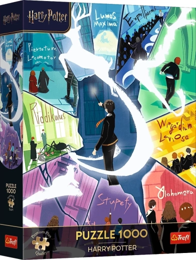 Trefl Puzzle Premium Plus Harry Potter: Ξόρκια και προστάτες, 1000 κομμάτια