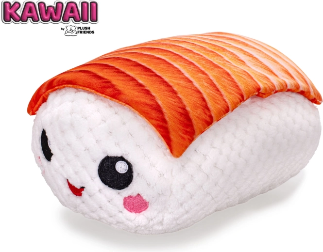 Plush Friends Kawaii λούτρινο σούσι nigiri σολομός 25 εκ.