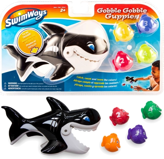 SwimWays όρκα και ψαράκια – υδάτινο παιχνίδι για μπανιέρα και πισίνα