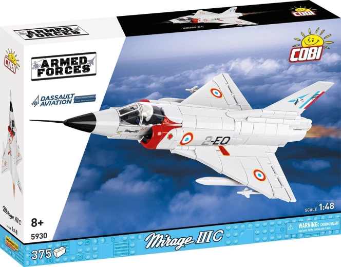 Cobi Armed Forces Mirage IIIC κατασκευαστικό σετ αεροσκάφους 1:48 (375 κομμάτια)