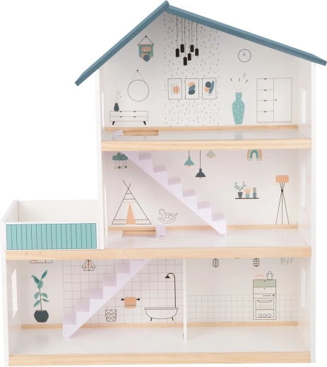 Ανοιχτή τριώροφη σχεδίαση για εύκολη πρόσβαση